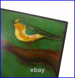 14 Sherry Dooley 2006 Folk Art Painting On Wood Woman's Portrait