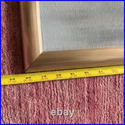 1953 ANTONIO ORIGINAL OIL ON CANVAS DUCKS OVER MARSH LANDSCAPE PAINTING 22x 26