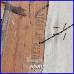 1960's Landscape Oil By S. Young Cottage On The River