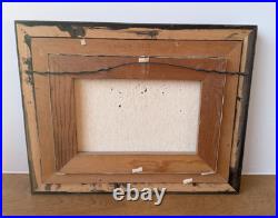 1970 Janet Montgomery Listed Dallas Texas Artist Folk Art Oil Painting Vtg Rare