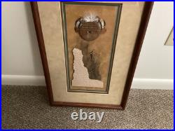 1989 Laura Woolschlager Mixed Media Art Folk Art Southwest Salience