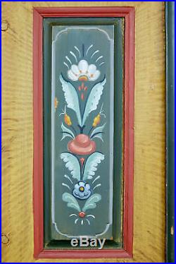 19th Century Swedish Folk Art Painted Cupboard
