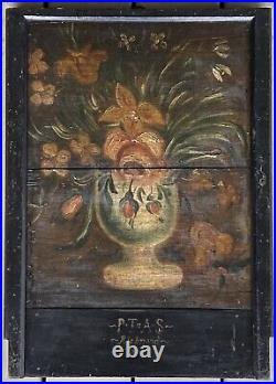 19th c Folk Art Still Life-Richmond 1832