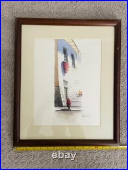 3 Original 2002 Huillcahuaman Peru Watercolor Paintings Folk Art 3 Original 2002 Huillcahuaman Peru Watercolor Paintings Folk Art