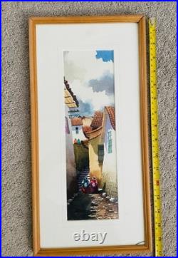 3 Original 2002 Huillcahuaman Peru Watercolor Paintings Folk Art 3 Original 2002 Huillcahuaman Peru Watercolor Paintings Folk Art