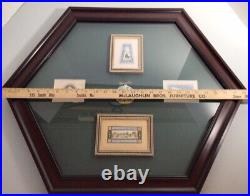 5 Antique Persian Bone Painting COLLECTION Marquetry Frame Polo Hunting Khatam