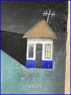 76 x 59 Massive South American Folk/ Outsider Art Painting by Gustavo c. 1993