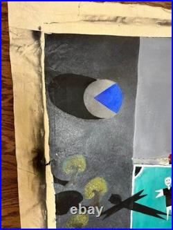 76 x 59 Massive South American Folk/ Outsider Art Painting by Gustavo c. 1993