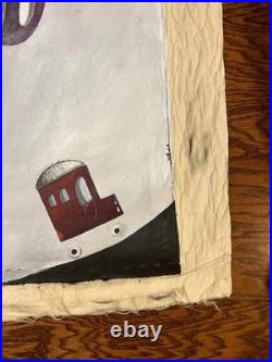 76 x 59 Massive South American Folk/ Outsider Art Painting by Gustavo c. 1993