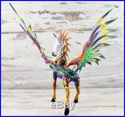 A1239 Pegassus Alebrije Oaxacan Wood Carving Painting Handcrafted Folk Art Mexic