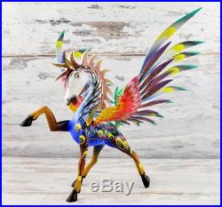 A1239 Pegassus Alebrije Oaxacan Wood Carving Painting Handcrafted Folk Art Mexic