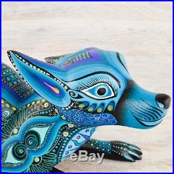 A1518 Fox Alebrije Oaxacan Wood Carving Painting Handcrafted Folk Art Mexi
