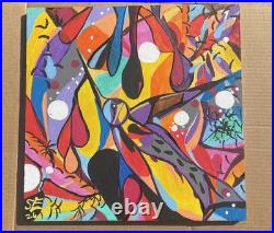 ABSTRACT Painting By Shannon Eaton One Of A Kind Outsider Art