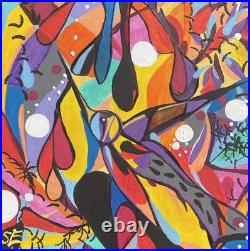 ABSTRACT Painting By Shannon Eaton One Of A Kind Outsider Art