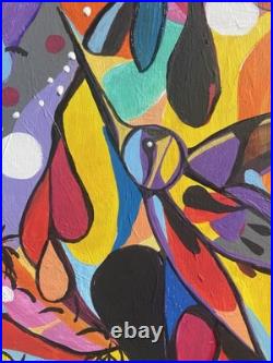 ABSTRACT Painting By Shannon Eaton One Of A Kind Outsider Art