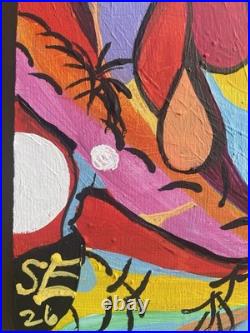 ABSTRACT Painting By Shannon Eaton One Of A Kind Outsider Art