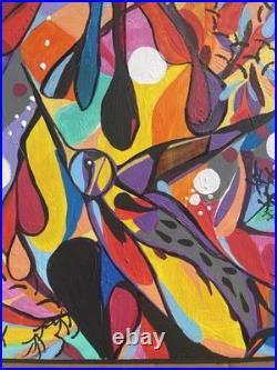 ABSTRACT Painting By Shannon Eaton One Of A Kind Outsider Art