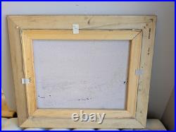 A. Kirkham Original Oil On Canvas Seascape Painting