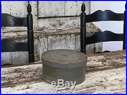 Aafa Early Antique Folk Art Faded Grey Gray/blue Painted Pantry Box
