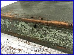 Aafa Early Antique Folk Art General Store Original Paint Square Nails Dovetailed