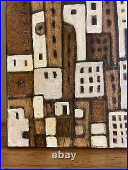 Alan Lofsness Acrylic / Cityscape Painting / Art 11 x 14 inches