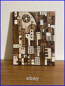 Alan Lofsness Acrylic / Cityscape Painting / Art 11 x 14 inches