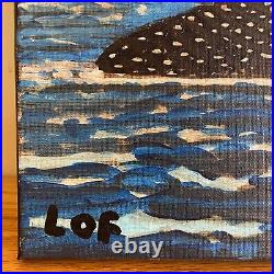 Alan Lofsness Acrylic Painting LOON Art 11 x 14 FREE Shipping