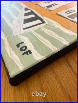 Alan Lofsness Mixed-Media/Collage Scandinavian Landscape Art 14 x 18 in