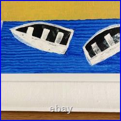 Alan Lofsness Mixed-Media/Collage Scandinavian Landscape Art 16 x 20 in