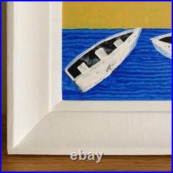 Alan Lofsness Mixed-Media/Collage Scandinavian Landscape Art 16 x 20 in