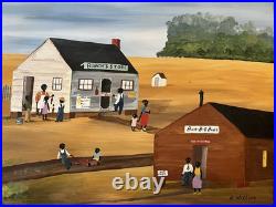 Alfonso Willums, Folk Artist (Town) 16X20