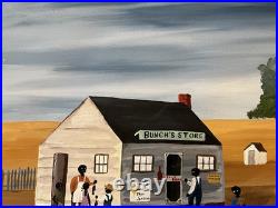 Alfonso Willums, Folk Artist (Town) 16X20
