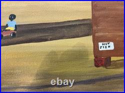 Alfonso Willums, Folk Artist (Town) 16X20