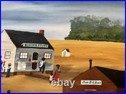 Alfonso Willums, Folk Artist (Town) 16X20