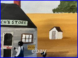 Alfonso Willums, Folk Artist (Town) 16X20