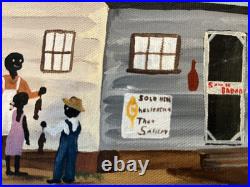 Alfonso Willums, Folk Artist (Town) 16X20