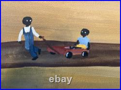 Alfonso Willums, Folk Artist (Town) 16X20
