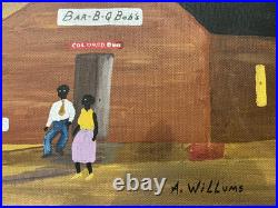Alfonso Willums, Folk Artist (Town) 16X20