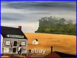 Alfonso Willums, Folk Artist (Town) 16X20