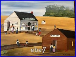 Alfonso Willums, Folk Artist (Town) 16X20