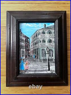 Almarie Pittman Little Original New Orleans Royal Street NOLA oil SIGNED art