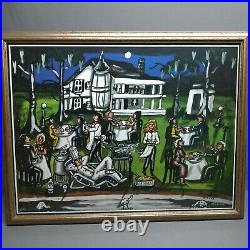 Alvin Batiste Louisiana Folk Art Framed 2008 signed Numbered Limited Edition