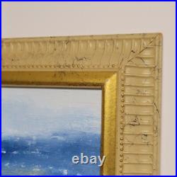 American Folk Art Painting Landscape Blue Ridge Mountain Framed Signed Max Kravt