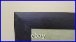 Antique 1888 Folk Art Baby Chicks Oil Painting on board, Signed Eleanor