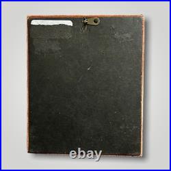 Antique 19thC. American Folk Art Miniature Portrait Silhouette Painting 5 1/2X5