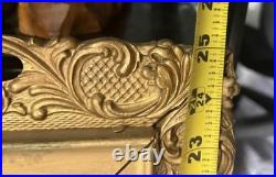 Antique 19th Hand Painted Portrait Man Mutton Chops Folk Art Oil Canvas Frame Antique 19th Hand Painted Portrait Man Mutton Chops Folk Art Oil Canvas Frame