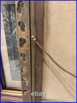 Antique 19th Hand Painted Portrait Man Mutton Chops Folk Art Oil Canvas Frame Antique 19th Hand Painted Portrait Man Mutton Chops Folk Art Oil Canvas Frame