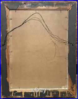 Antique American Folk Art Still Life Painting Lemon, Wine and Sugar Dated 1901