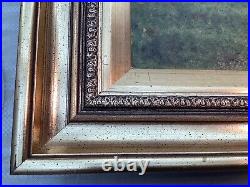 Antique British English Landscape Painting Family Hunt Folk Art 21.5 x 15 Antique British English Landscape Painting Family Hunt Folk Art 21.5 x 15