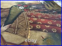 Antique Cuzco Colonial Oil Painting Archangel Gabriel 25.5X18 Inches